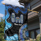 Personalised Aboriginal Art Woman Symbol Garden Flag