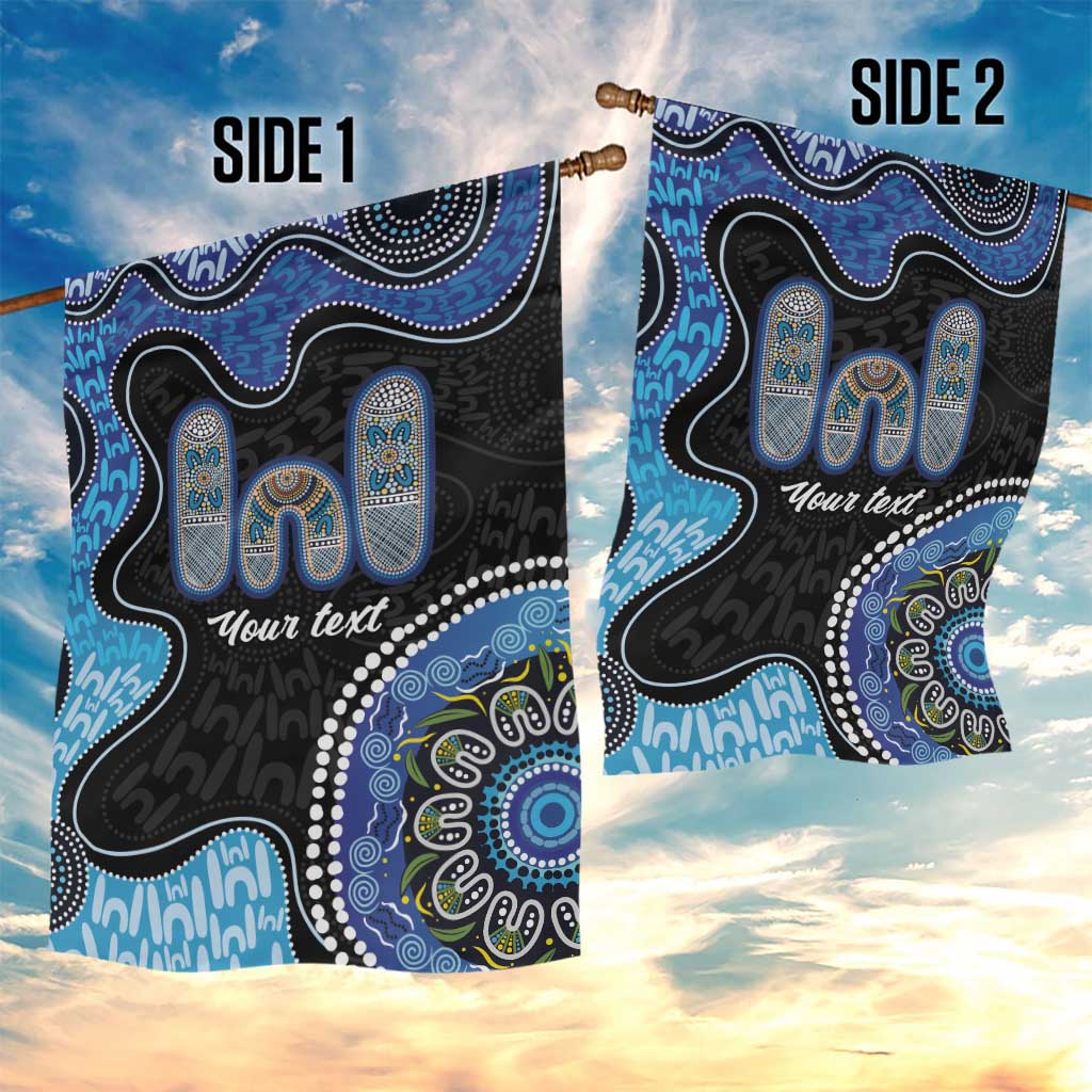 Personalised Aboriginal Art Woman Symbol Garden Flag