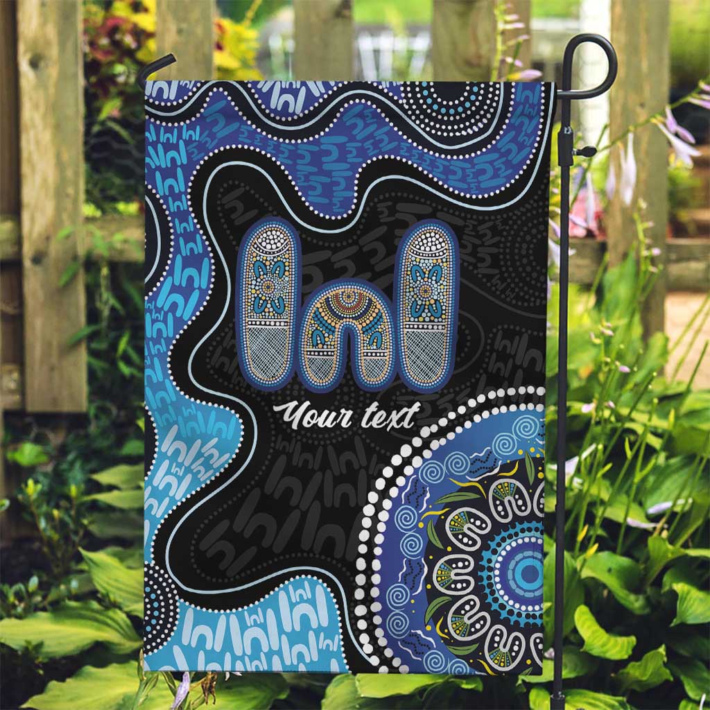 Personalised Aboriginal Art Woman Symbol Garden Flag