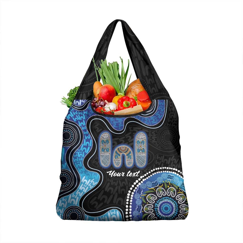Personalised Aboriginal Art Woman Symbol Grocery Bag