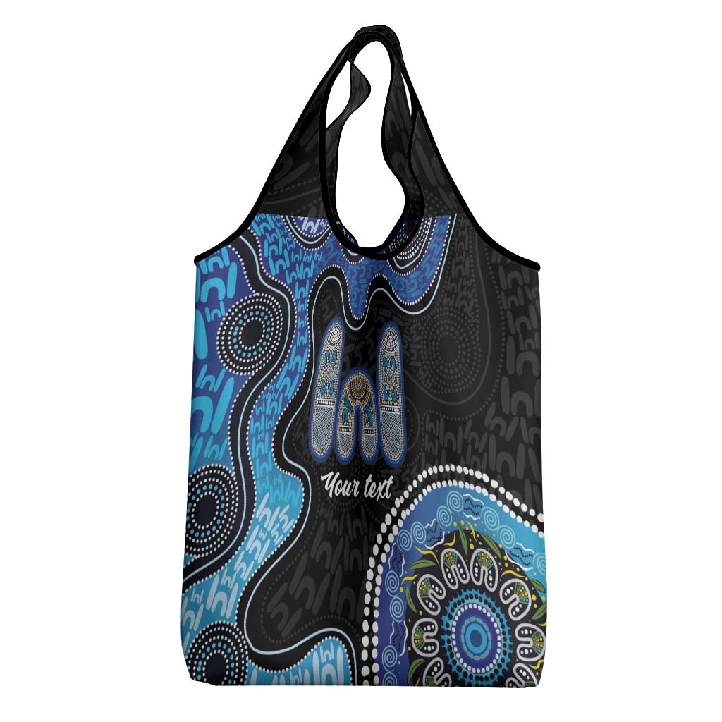 Personalised Aboriginal Art Woman Symbol Grocery Bag