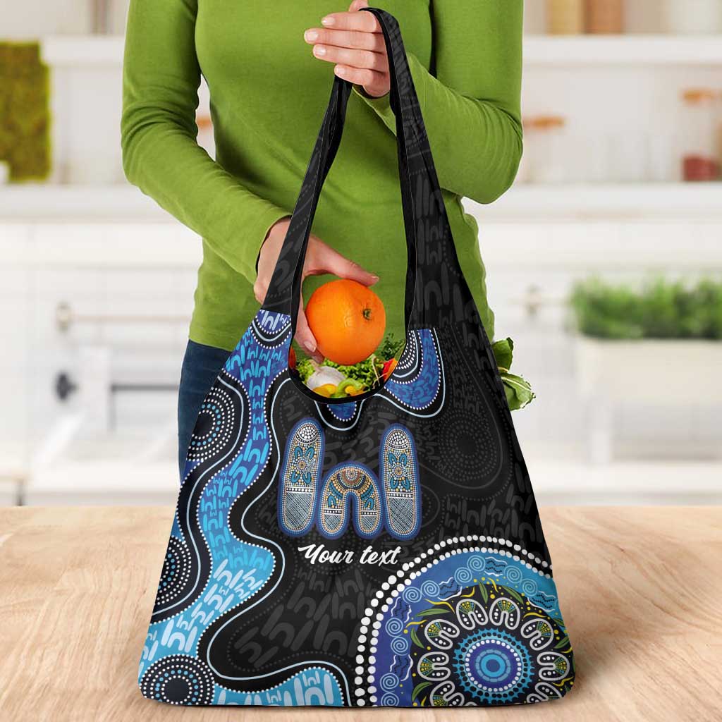 Personalised Aboriginal Art Woman Symbol Grocery Bag