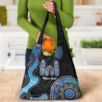 Personalised Aboriginal Art Woman Symbol Grocery Bag