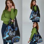 Personalised Aboriginal Art Woman Symbol Grocery Bag