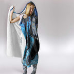 Personalised Aboriginal Art Woman Symbol Hooded Blanket
