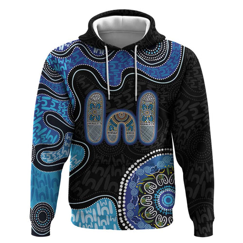 Personalised Aboriginal Art Woman Symbol Hoodie