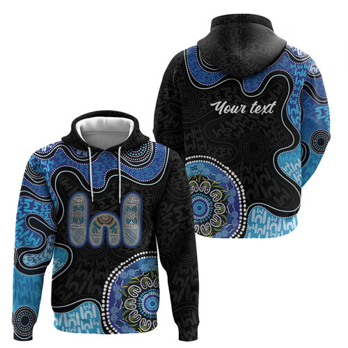 Personalised Aboriginal Art Woman Symbol Hoodie