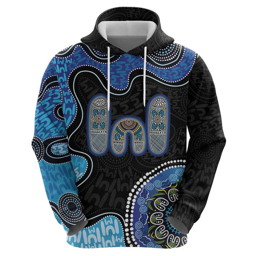 Personalised Aboriginal Art Woman Symbol Hoodie