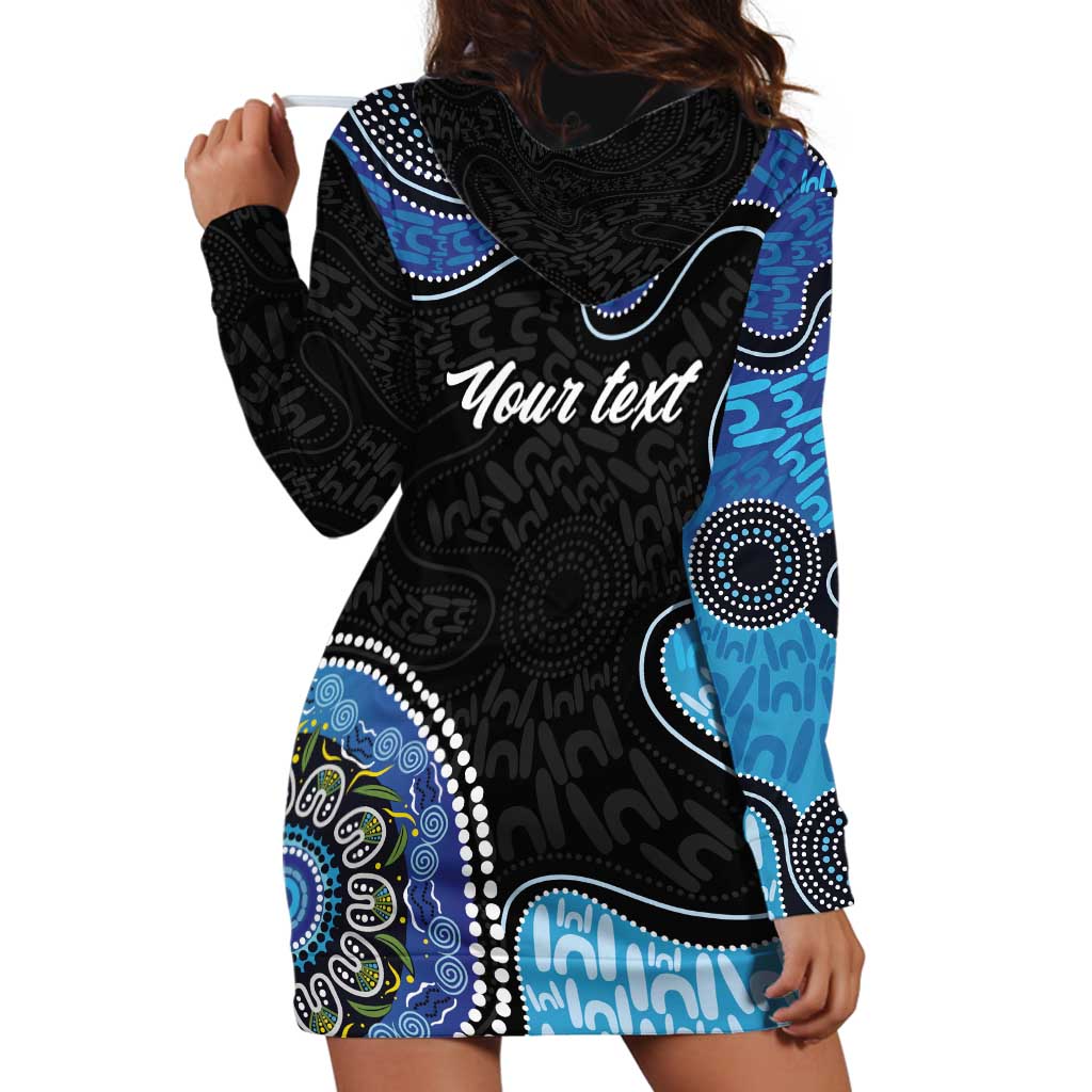 Personalised Aboriginal Art Woman Symbol Hoodie Dress