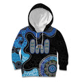 Personalised Aboriginal Art Woman Symbol Kid Hoodie