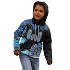 Personalised Aboriginal Art Woman Symbol Kid Hoodie