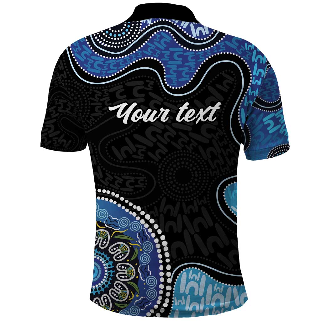 Personalised Aboriginal Art Woman Symbol Polo Shirt