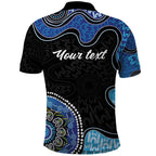 Personalised Aboriginal Art Woman Symbol Polo Shirt