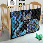 Personalised Aboriginal Art Woman Symbol Quilt