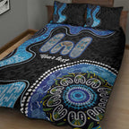 Personalised Aboriginal Art Woman Symbol Quilt Bed Set
