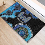 Personalised Aboriginal Art Woman Symbol Rubber Doormat