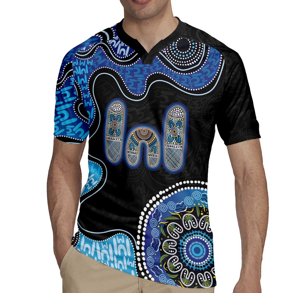Personalised Aboriginal Art Woman Symbol Rugby Jersey