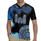 Personalised Aboriginal Art Woman Symbol Rugby Jersey