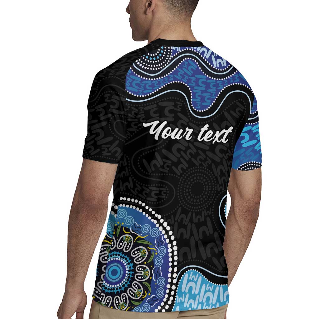 Personalised Aboriginal Art Woman Symbol Rugby Jersey
