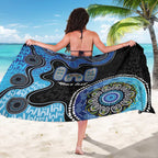 Personalised Aboriginal Art Woman Symbol Sarong