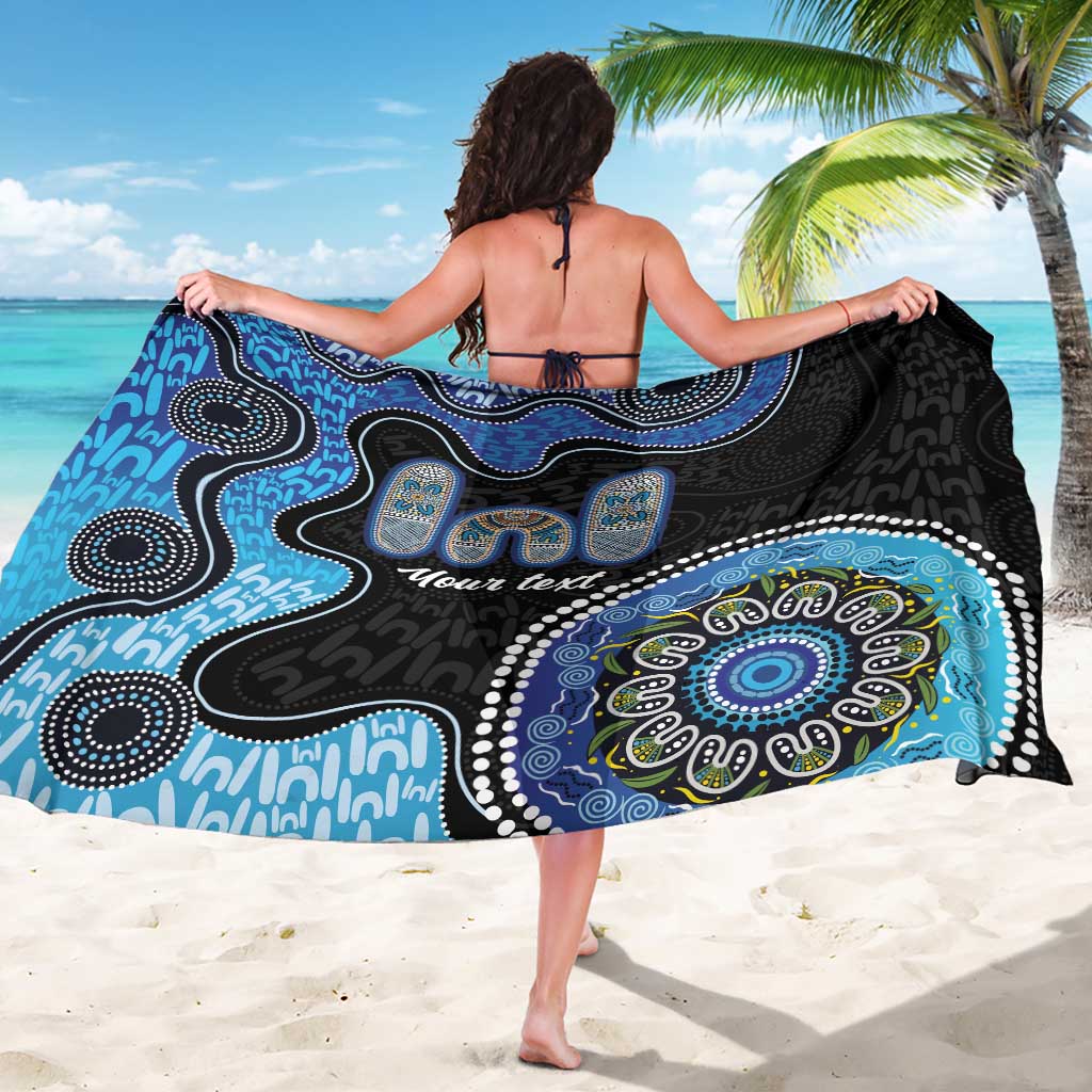 Personalised Aboriginal Art Woman Symbol Sarong