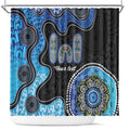 Personalised Aboriginal Art Woman Symbol Shower Curtain