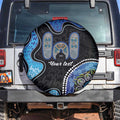 Personalised Aboriginal Art Woman Symbol Spare Tire Cover