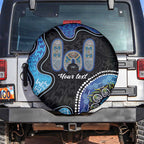 Personalised Aboriginal Art Woman Symbol Spare Tire Cover