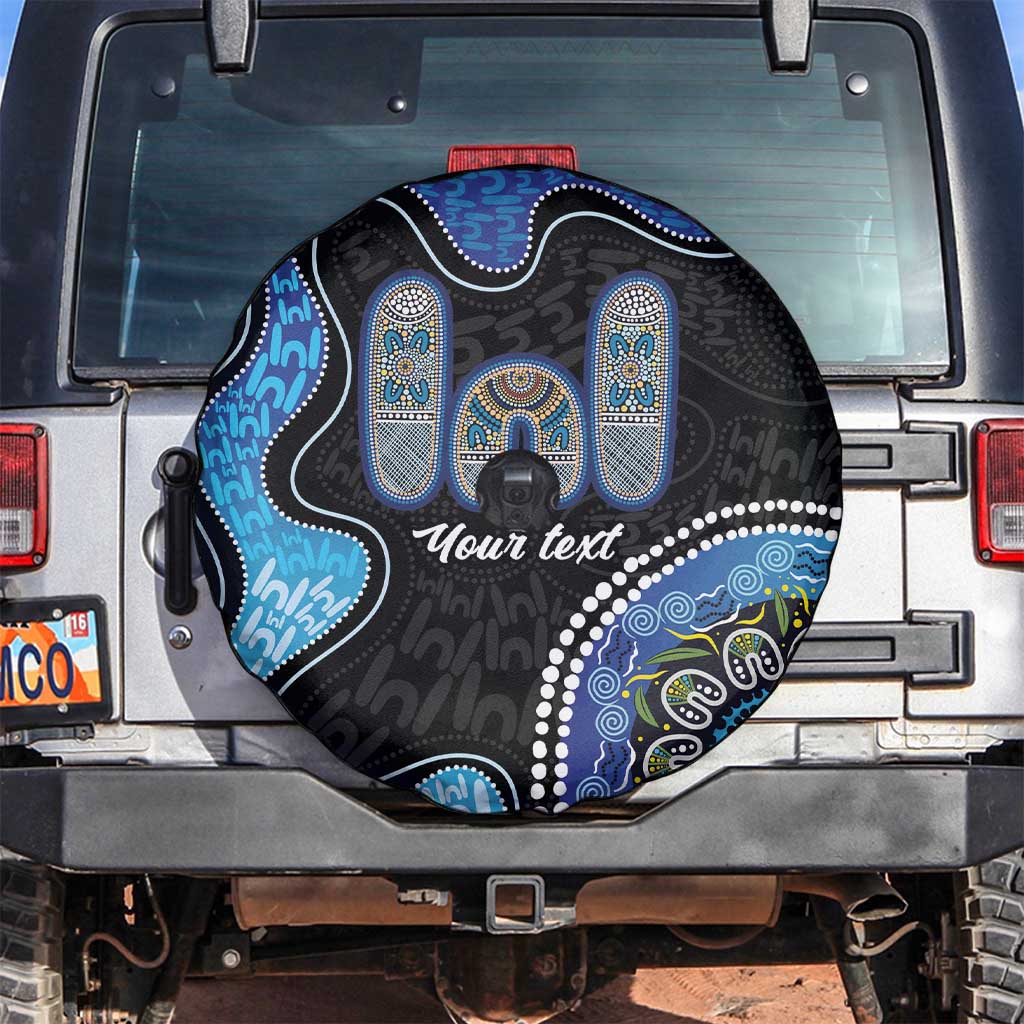 Personalised Aboriginal Art Woman Symbol Spare Tire Cover