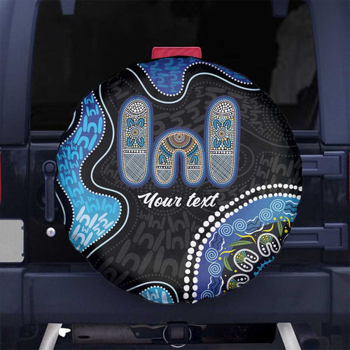 Personalised Aboriginal Art Woman Symbol Spare Tire Cover