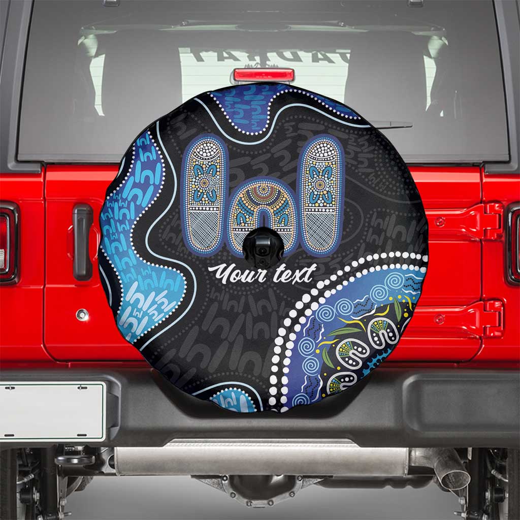 Personalised Aboriginal Art Woman Symbol Spare Tire Cover
