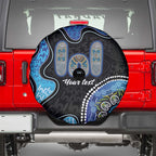 Personalised Aboriginal Art Woman Symbol Spare Tire Cover