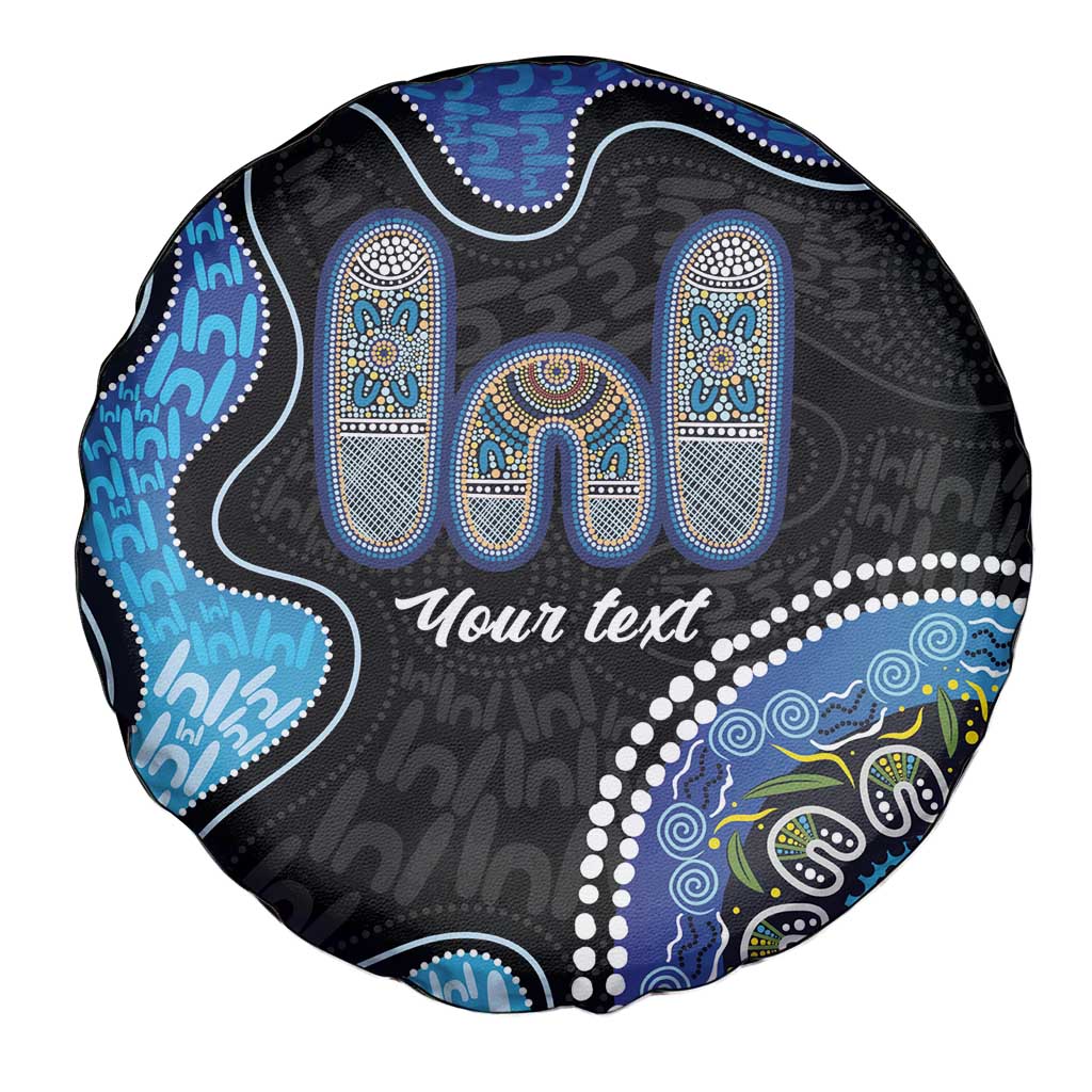 Personalised Aboriginal Art Woman Symbol Spare Tire Cover