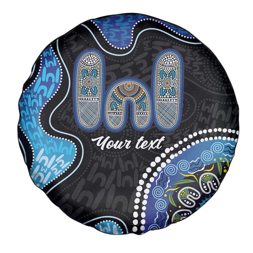 Personalised Aboriginal Art Woman Symbol Spare Tire Cover