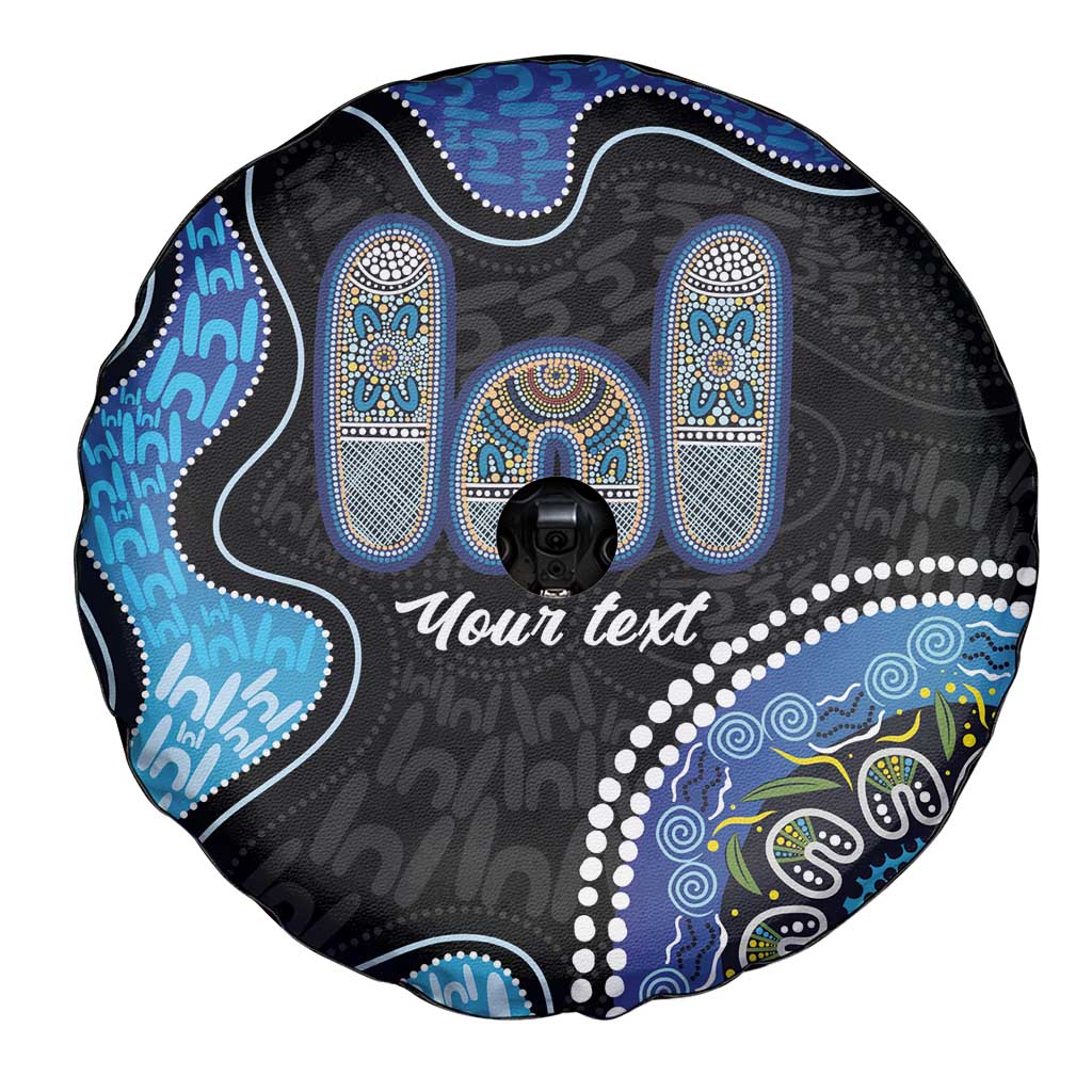 Personalised Aboriginal Art Woman Symbol Spare Tire Cover