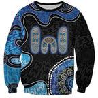 Personalised Aboriginal Art Woman Symbol Sweatshirt