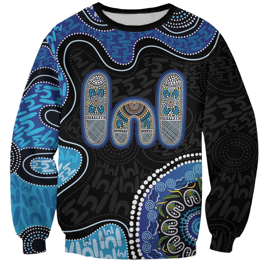 Personalised Aboriginal Art Woman Symbol Sweatshirt
