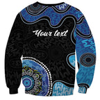 Personalised Aboriginal Art Woman Symbol Sweatshirt
