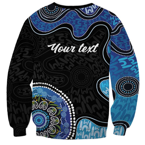 Personalised Aboriginal Art Woman Symbol Sweatshirt