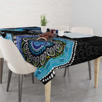 Personalised Aboriginal Art Woman Symbol Tablecloth