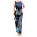 Personalised Aboriginal Art Woman Symbol Tank Maxi Dress
