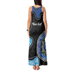 Personalised Aboriginal Art Woman Symbol Tank Maxi Dress