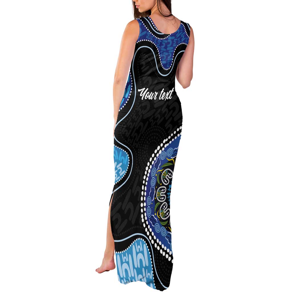 Personalised Aboriginal Art Woman Symbol Tank Maxi Dress