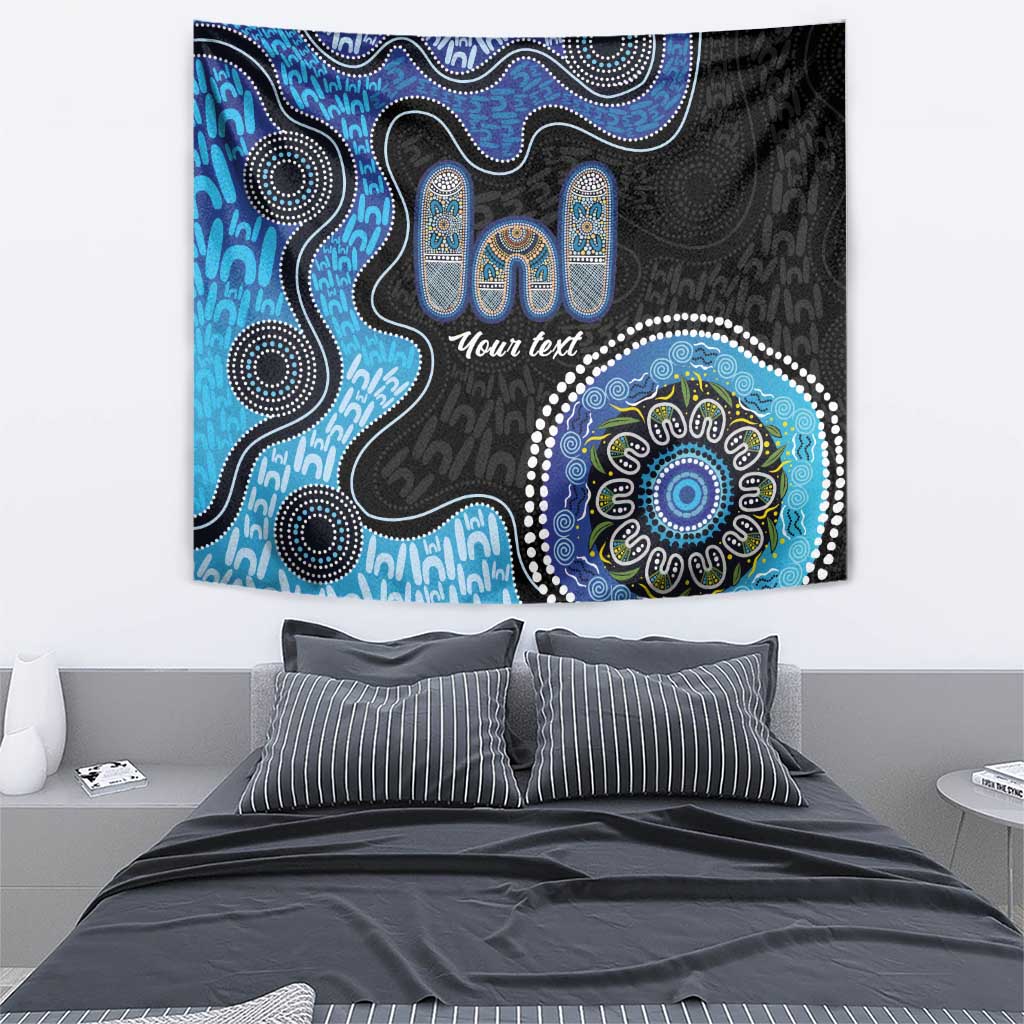 Personalised Aboriginal Art Woman Symbol Tapestry