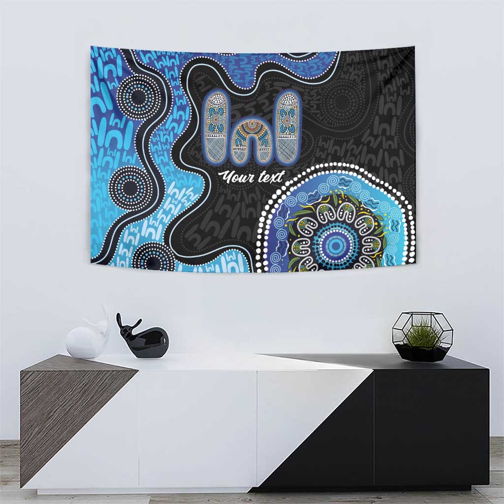 Personalised Aboriginal Art Woman Symbol Tapestry