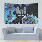 Personalised Aboriginal Art Woman Symbol Tapestry