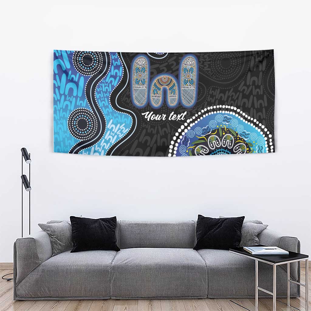 Personalised Aboriginal Art Woman Symbol Tapestry