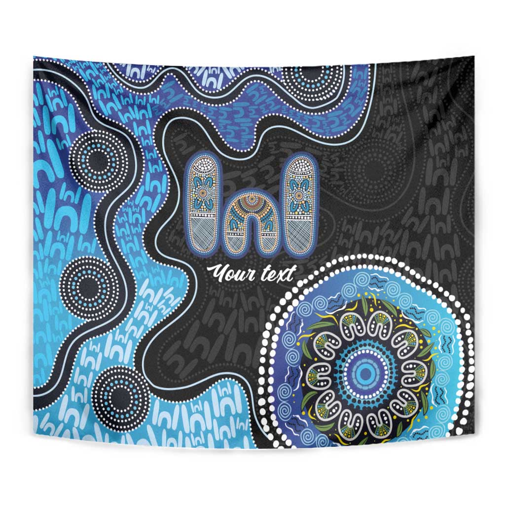 Personalised Aboriginal Art Woman Symbol Tapestry