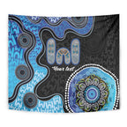 Personalised Aboriginal Art Woman Symbol Tapestry