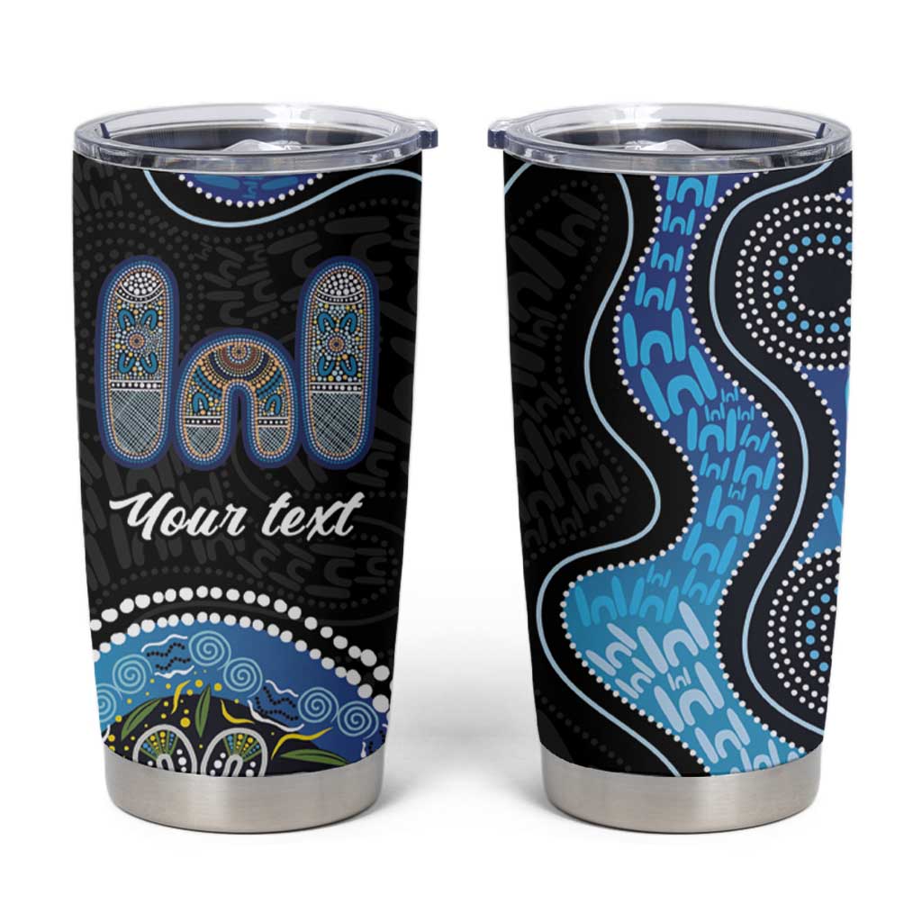Personalised Aboriginal Art Woman Symbol Tumbler Cup